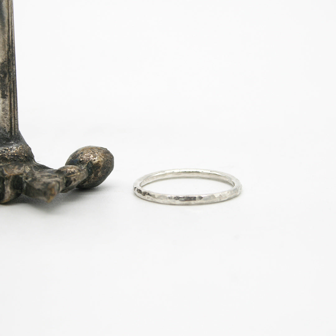 ANILLO DE PLATA BLANCA 15 MM- N.AG/226