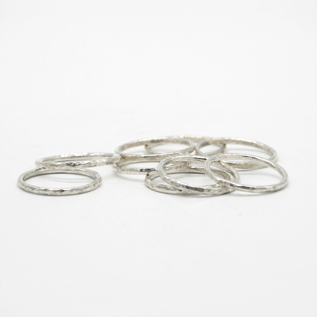 ANILLO DE PLATA BLANCA 15 MM- N.AG/226