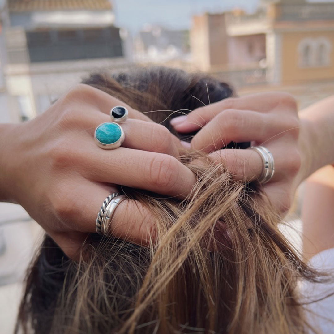 ANILLO DE PLATA SWIRL - N.AG/116