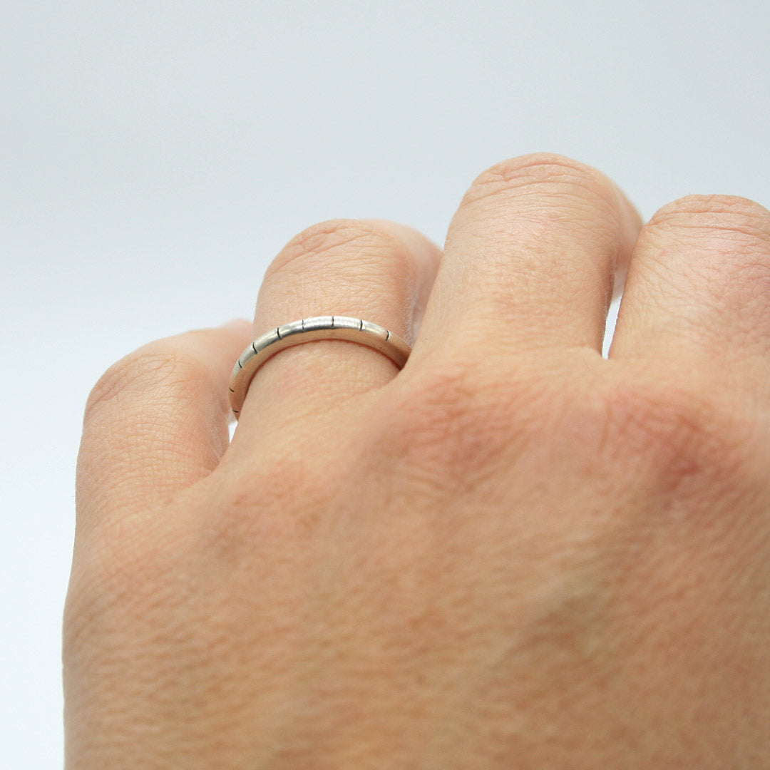 ANILLO DE PLATA MINIMAL - N.AG/114