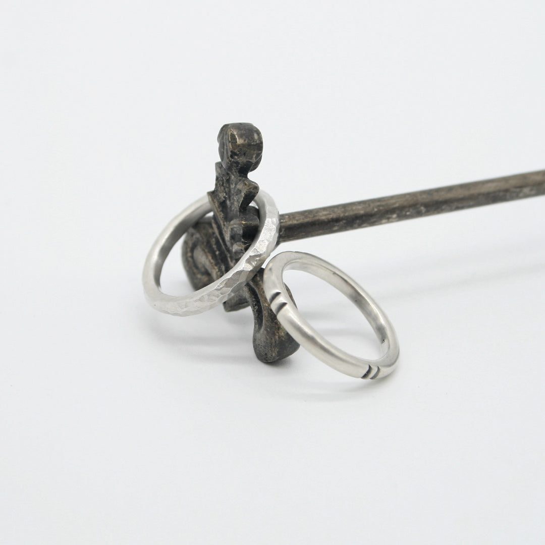 ANILLOS DE PLATA COMBO II - N.AG/132 - BLANCO