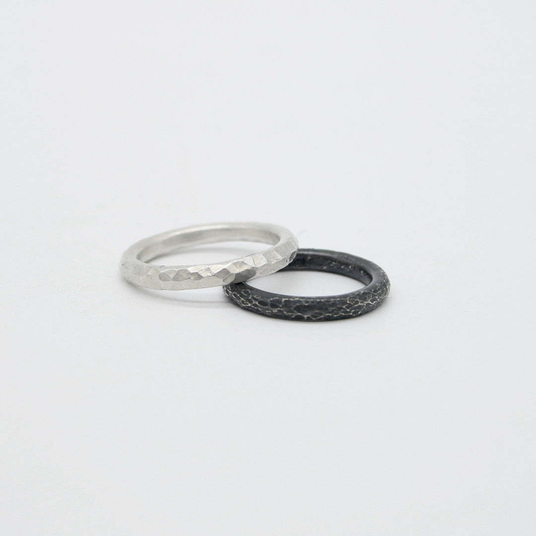 ANILLOS DE PLATA COMBO II - N.AG/132 - BLANCO