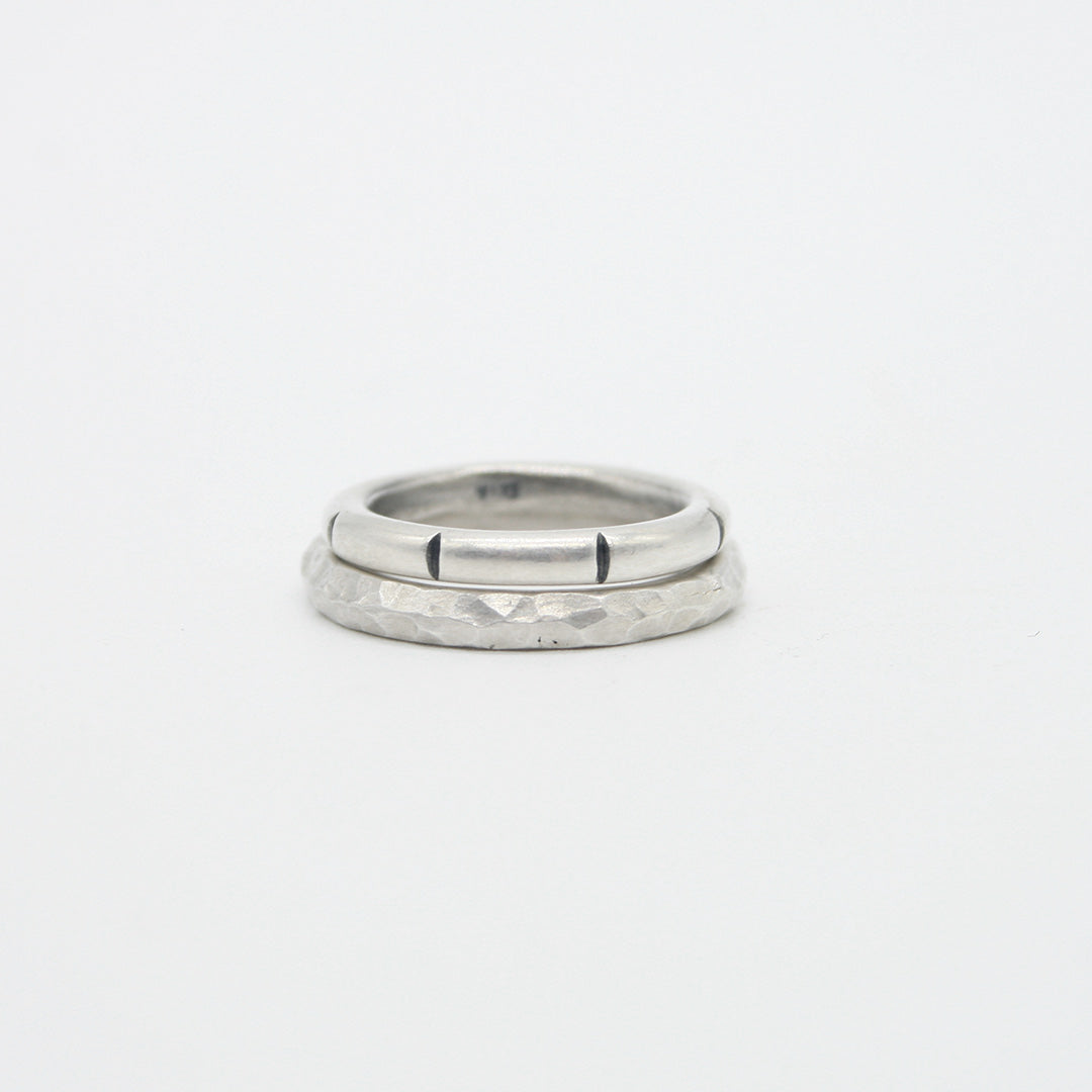 ANILLOS DE PLATA COMBO II - N.AG/132 - BLANCO