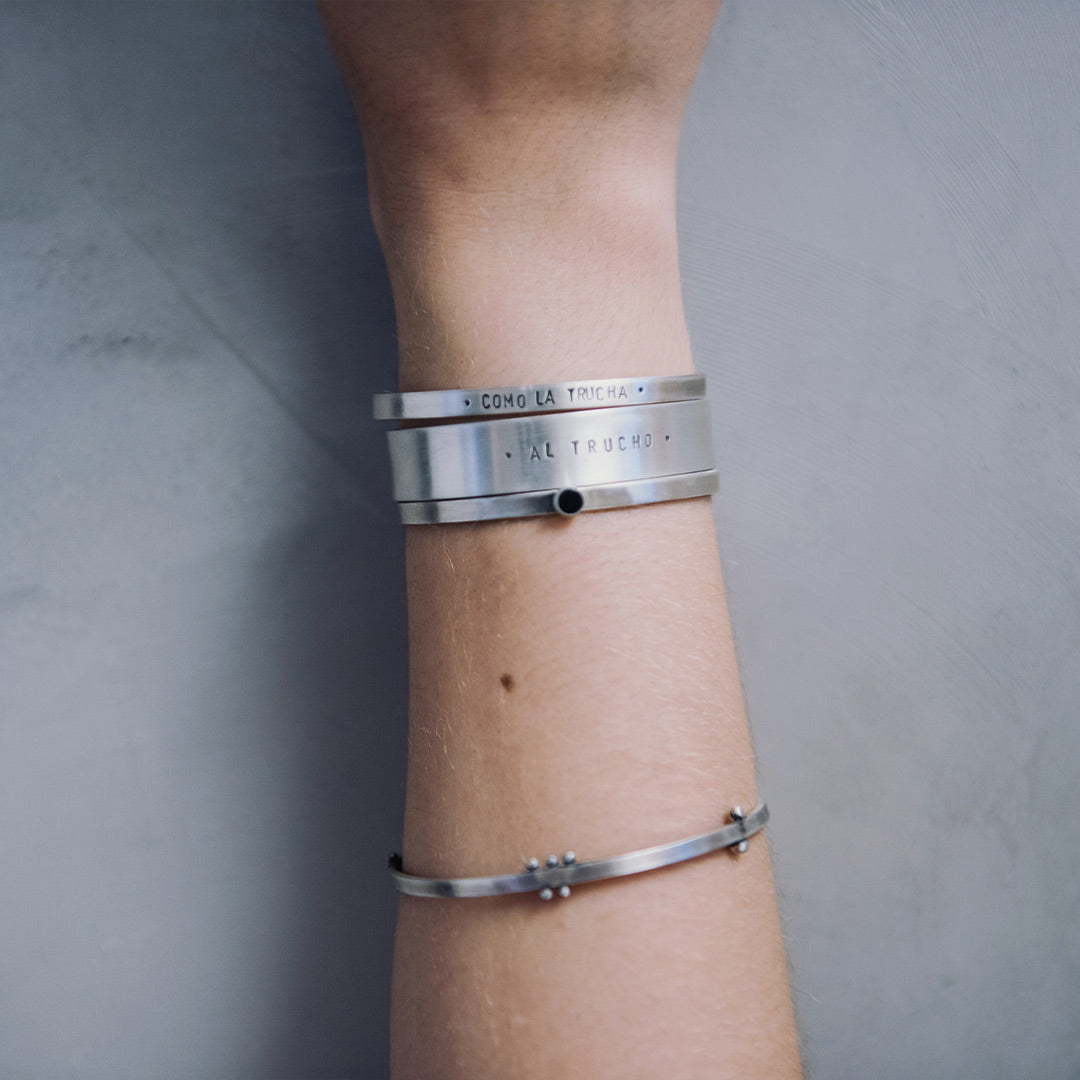 PULSERA DE PLATA "Como La Trucha" - N.AG/222