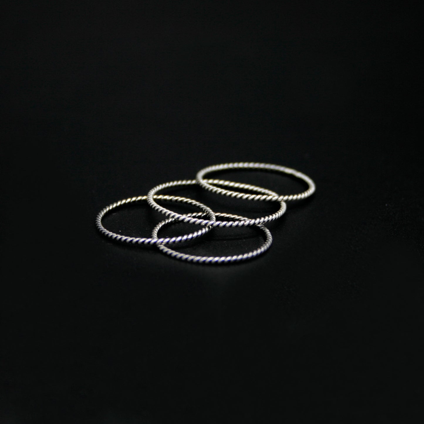 ANILLO DE PLATA SWIRL 1MM - N.AG/124