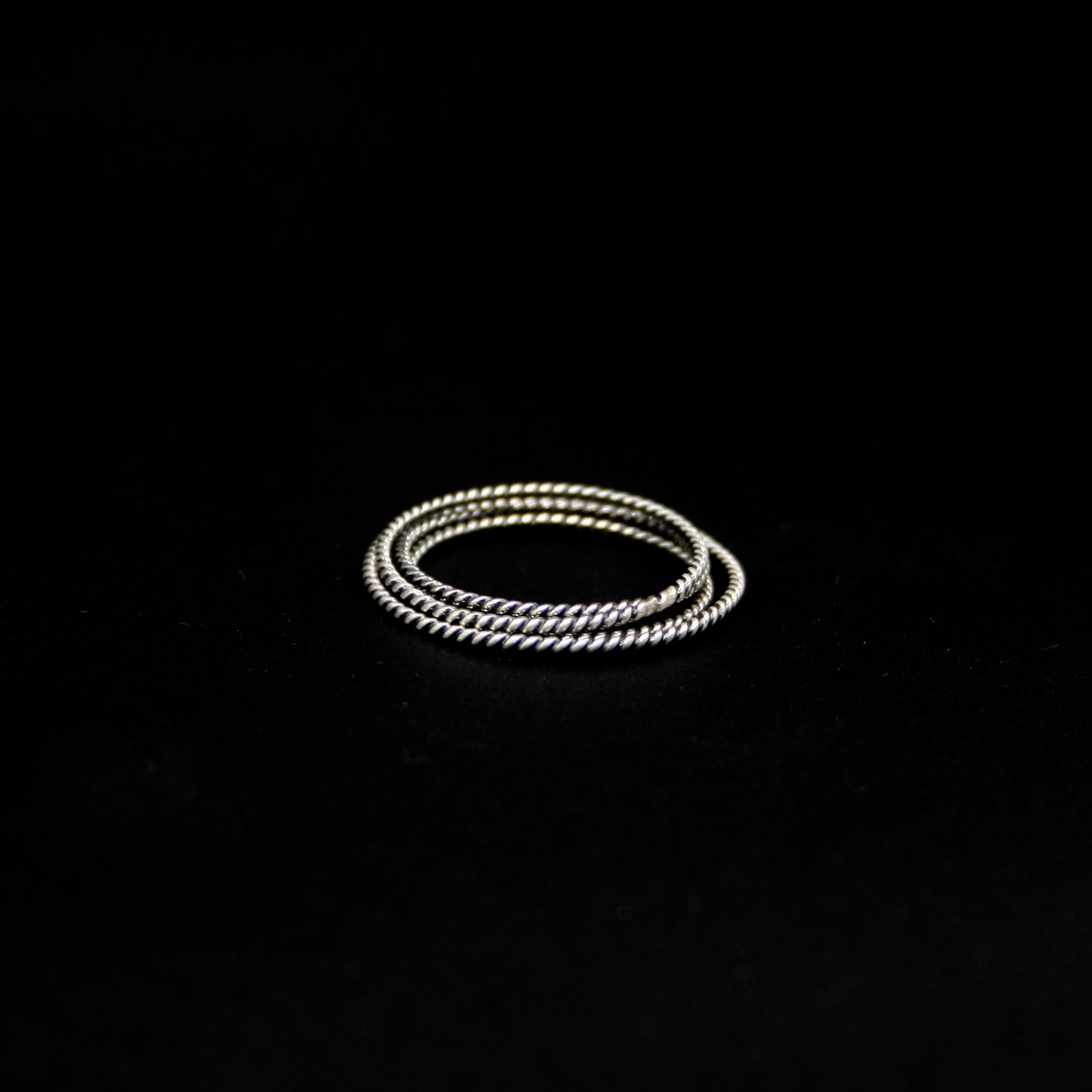 ANILLO DE PLATA SWIRL 1MM - N.AG/124