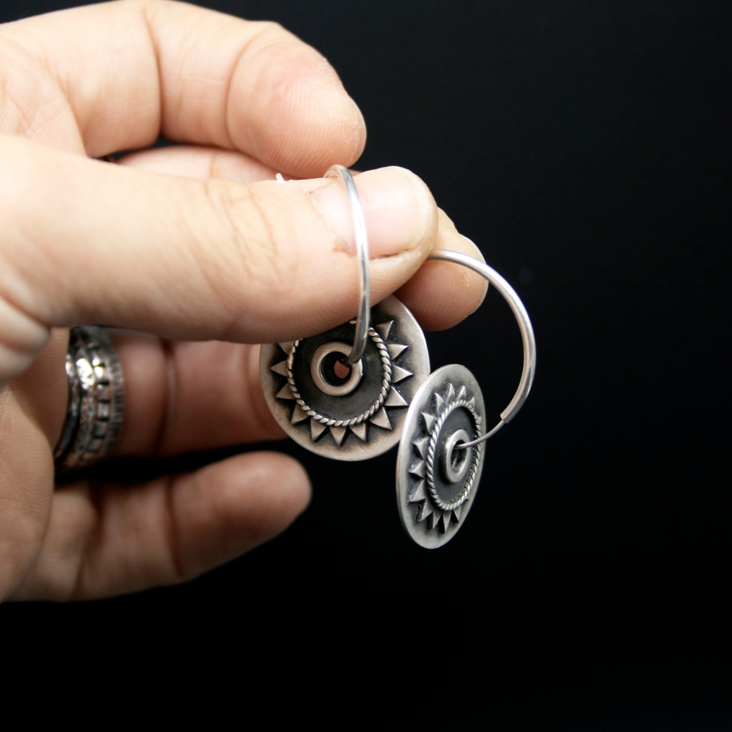 PENDIENTES DE PLATA BOHEMIAN - N.AG/164