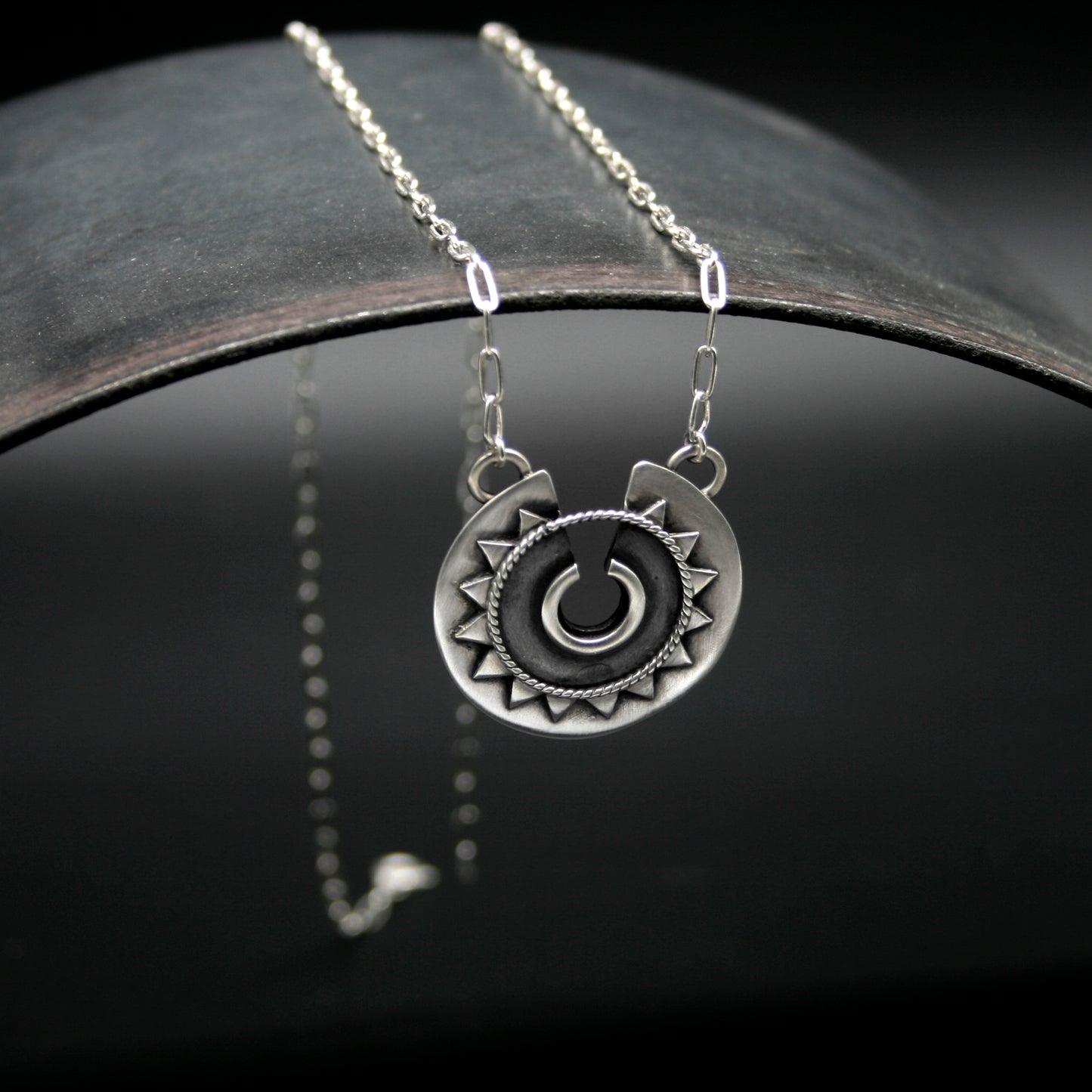 COLLAR DE PLATA BOHEMIAN - N.AG/141