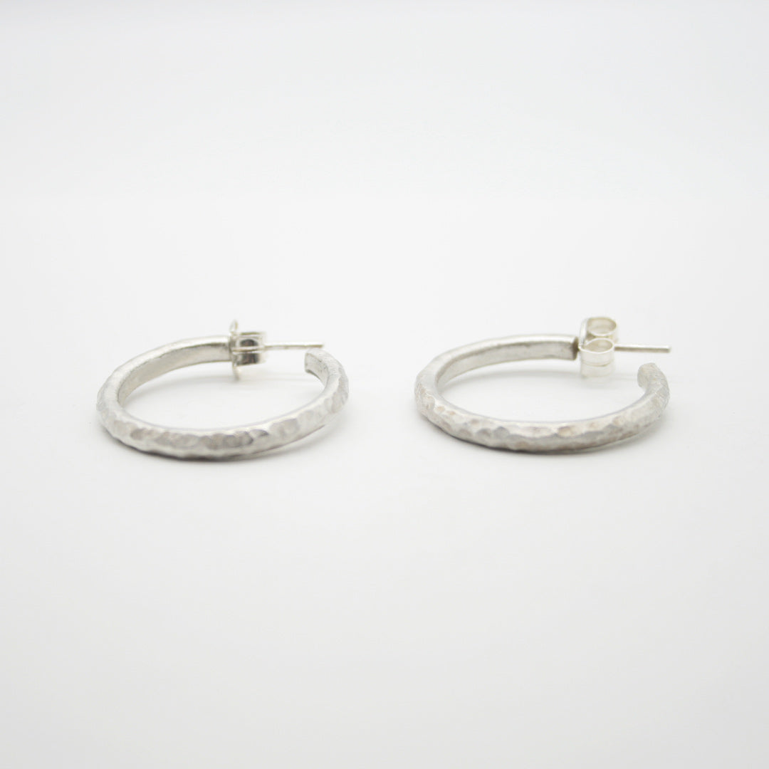 PENDIENTES DE PLATA - BLACK AND WHITE - N.AG/203