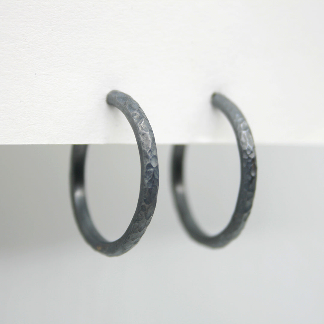PENDIENTES DE PLATA - BLACK AND WHITE - N.AG/203