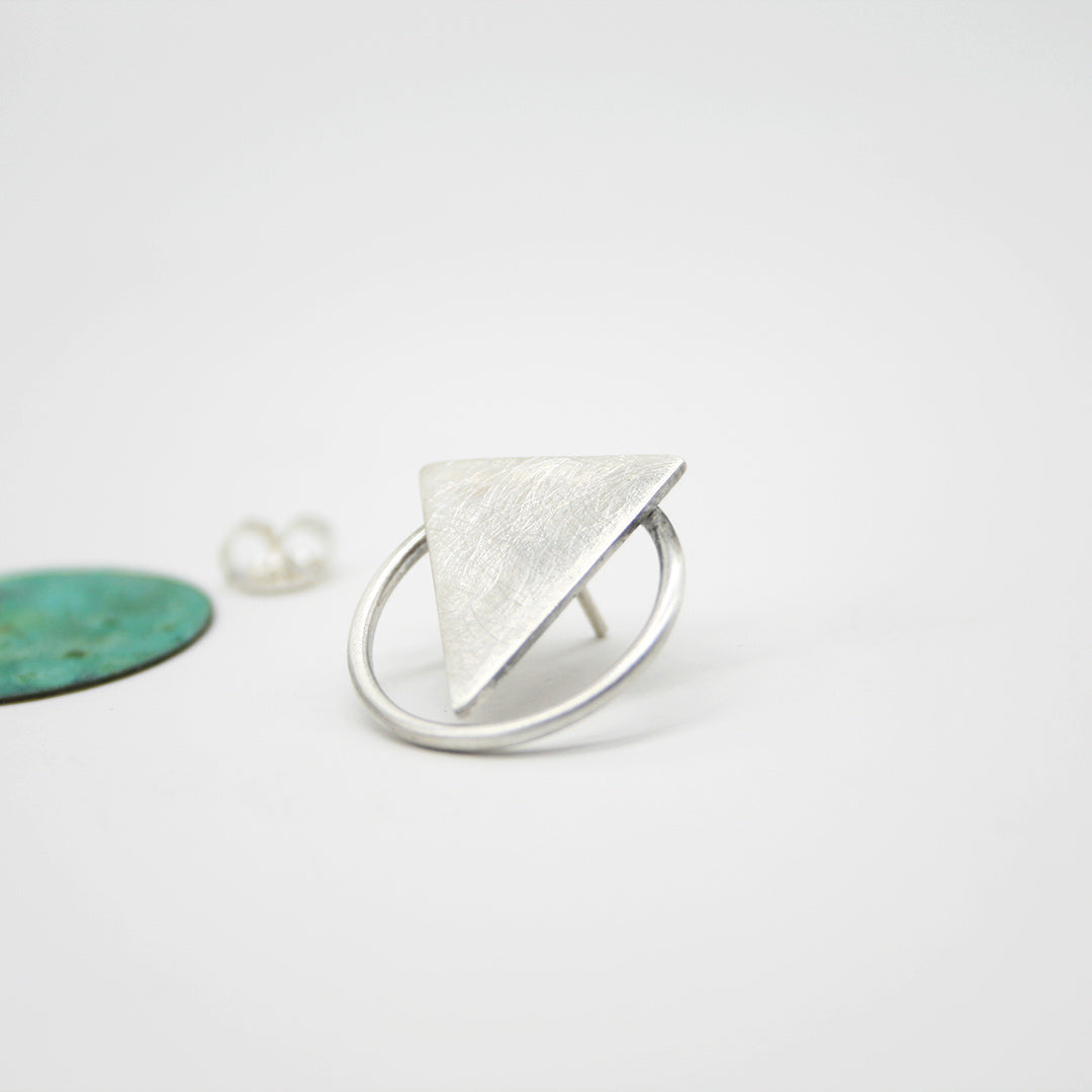 PENDIENTES DE PLATA WENDELS AZUL - N.AGB/201