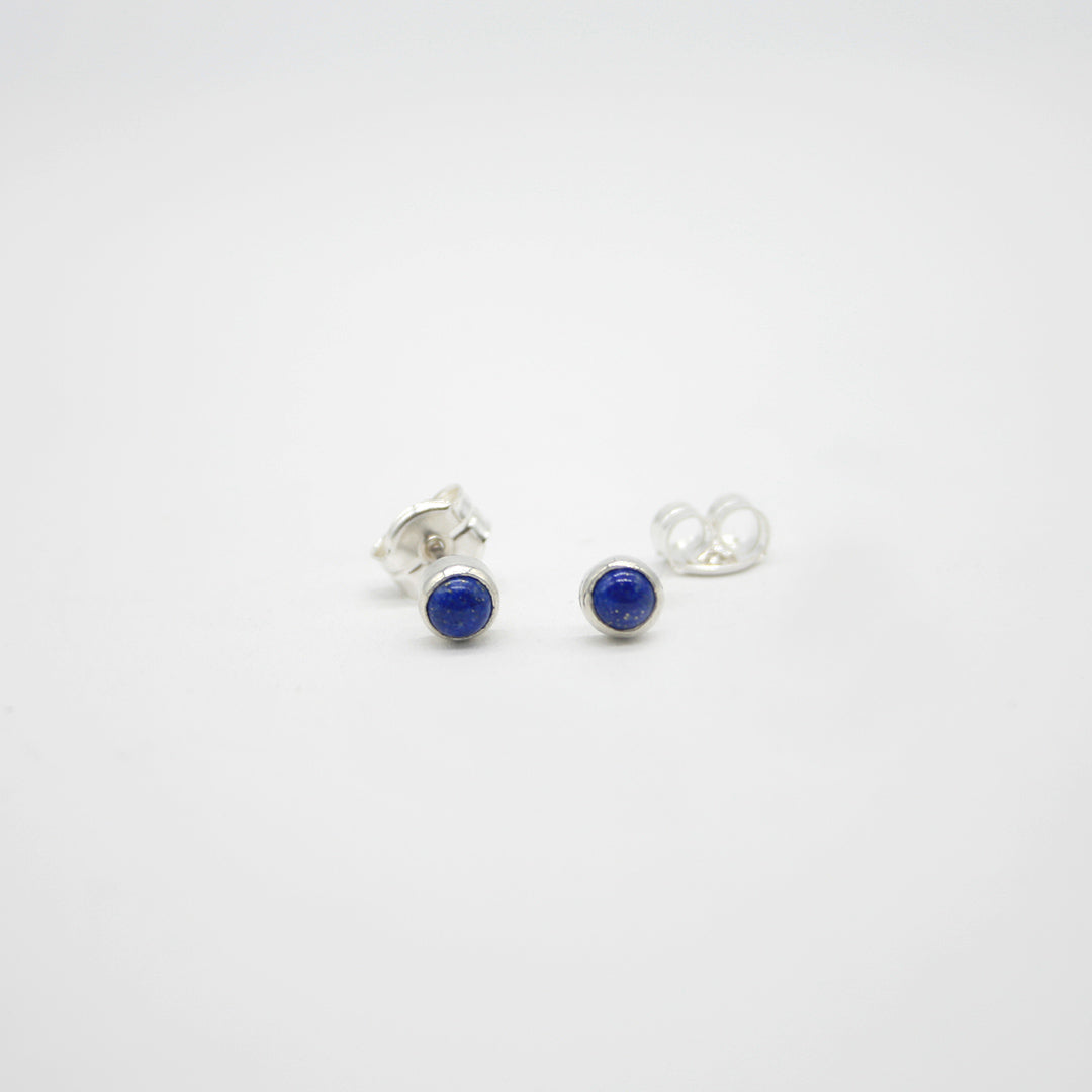 PENDIENTES DE PLATA MINI LAPISLAZULI - N.AGP/209