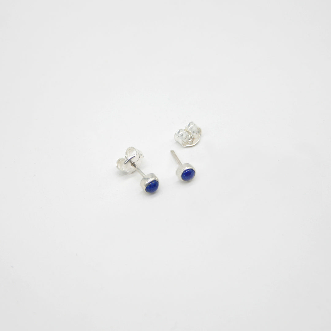 PENDIENTES DE PLATA MINI LAPISLAZULI - N.AGP/209