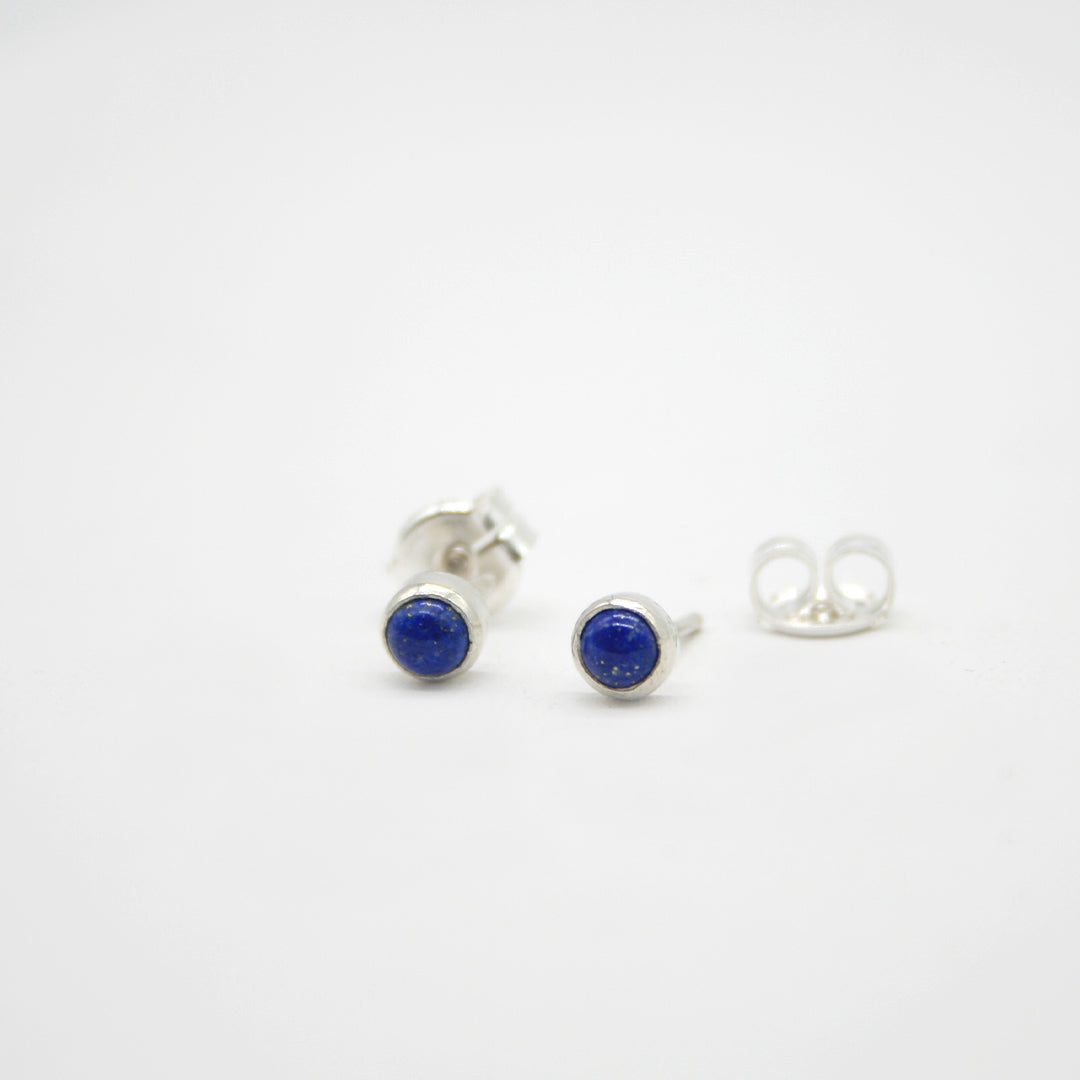 PENDIENTES DE PLATA MINI LAPISLAZULI - N.AGP/209