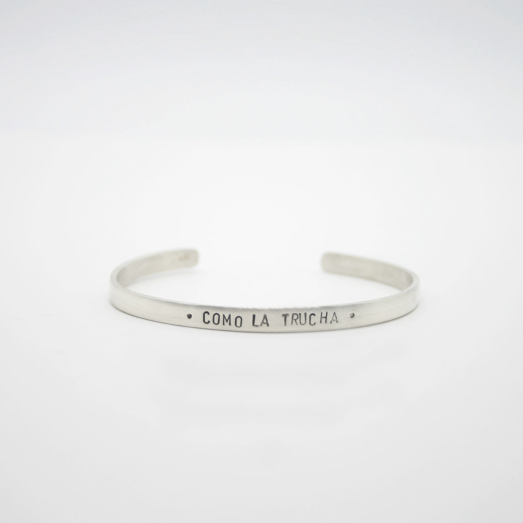 PULSERA DE PLATA "Como La Trucha" - N.AG/222