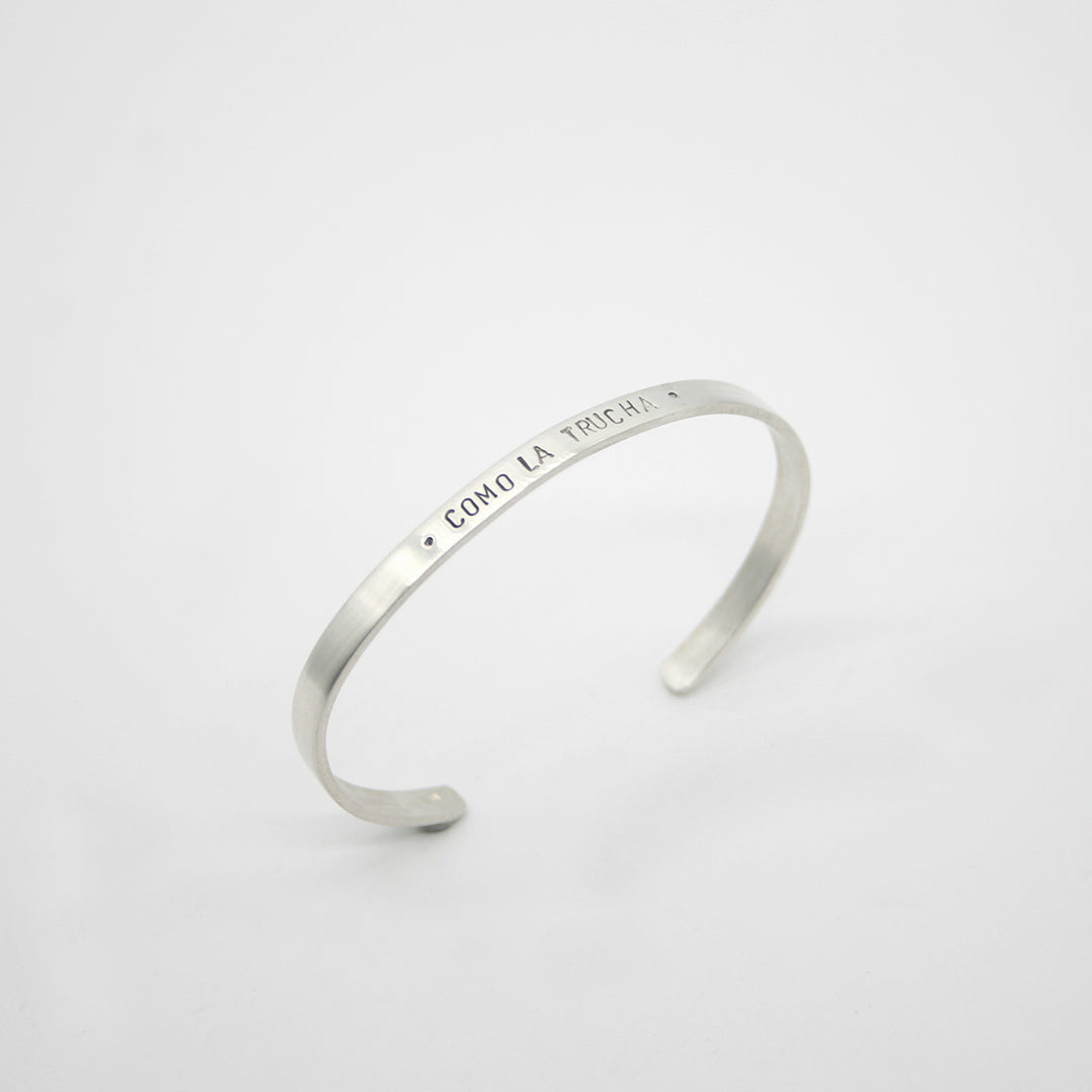 PULSERA DE PLATA "Como La Trucha" - N.AG/222
