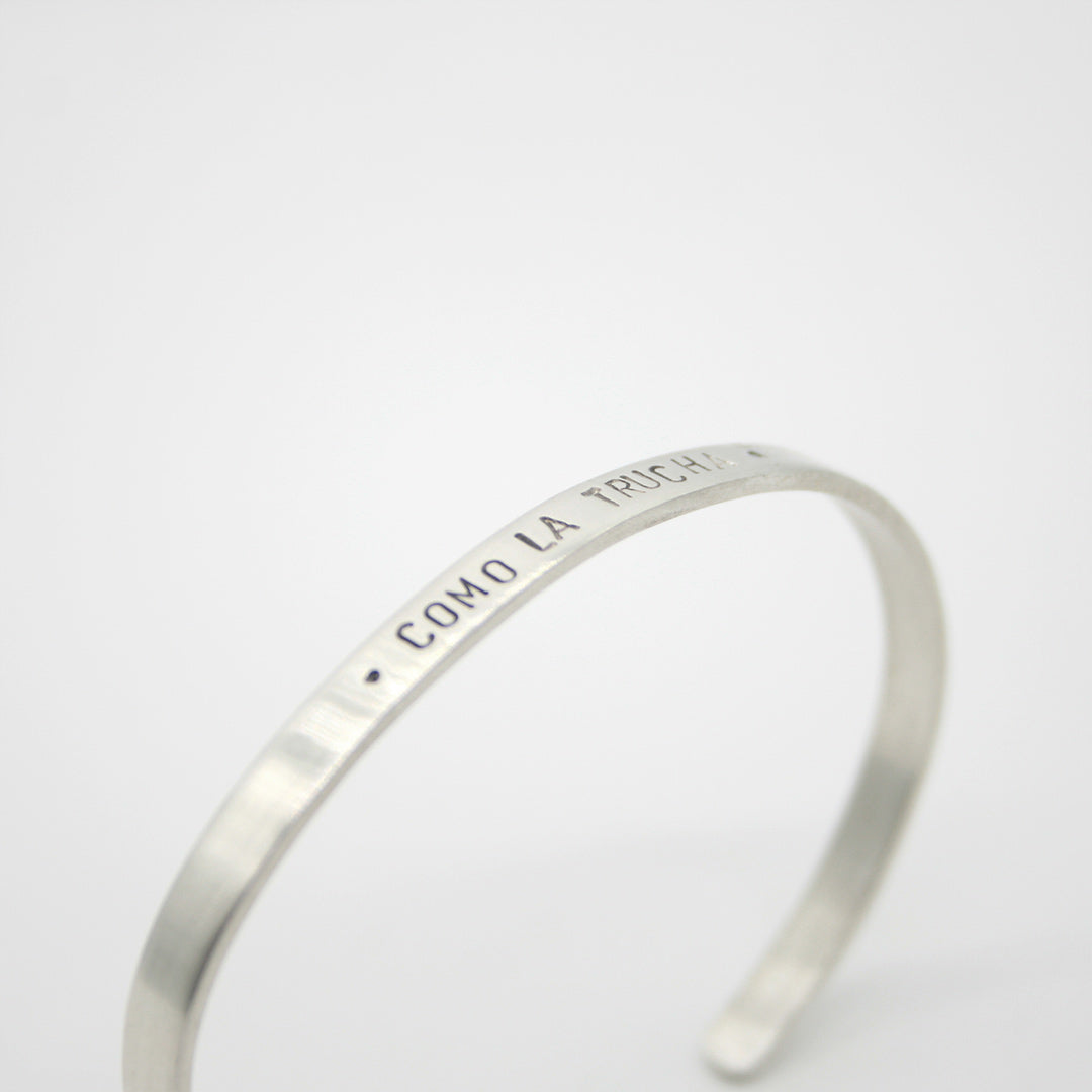 PULSERA DE PLATA "Como La Trucha" - N.AG/222
