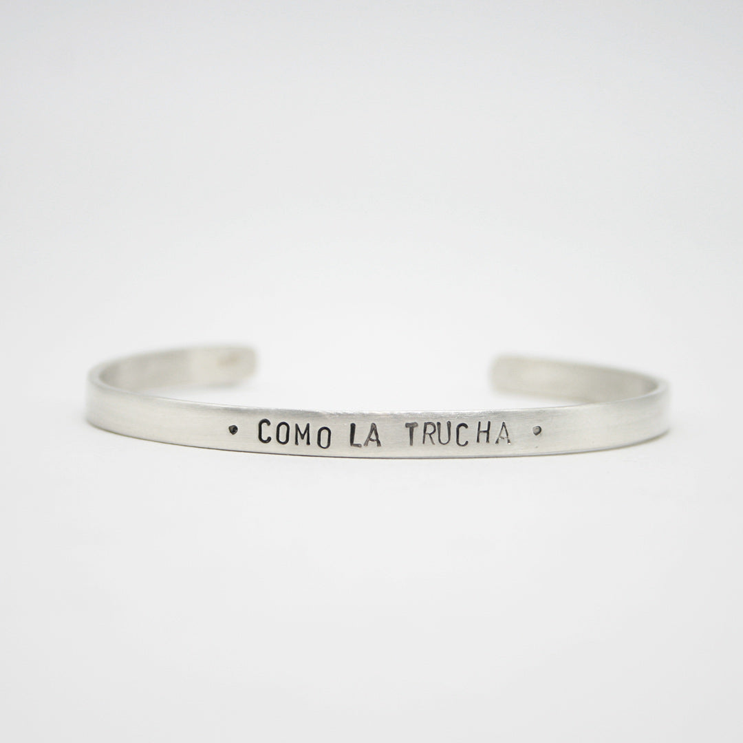 PULSERA DE PLATA "Como La Trucha" - N.AG/222