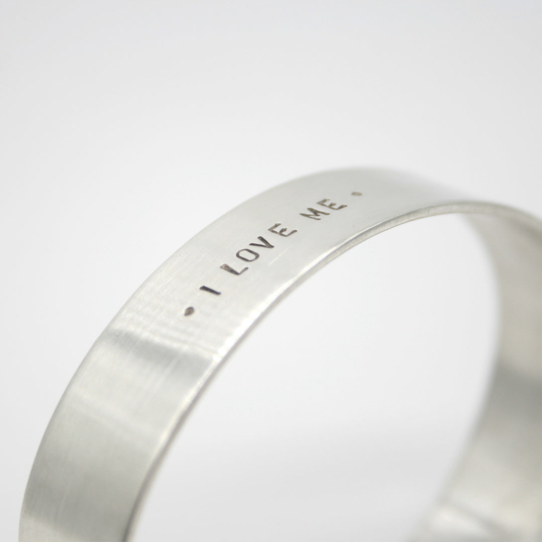 PULSERA DE PLATA "I Love Me" - N.AG/224