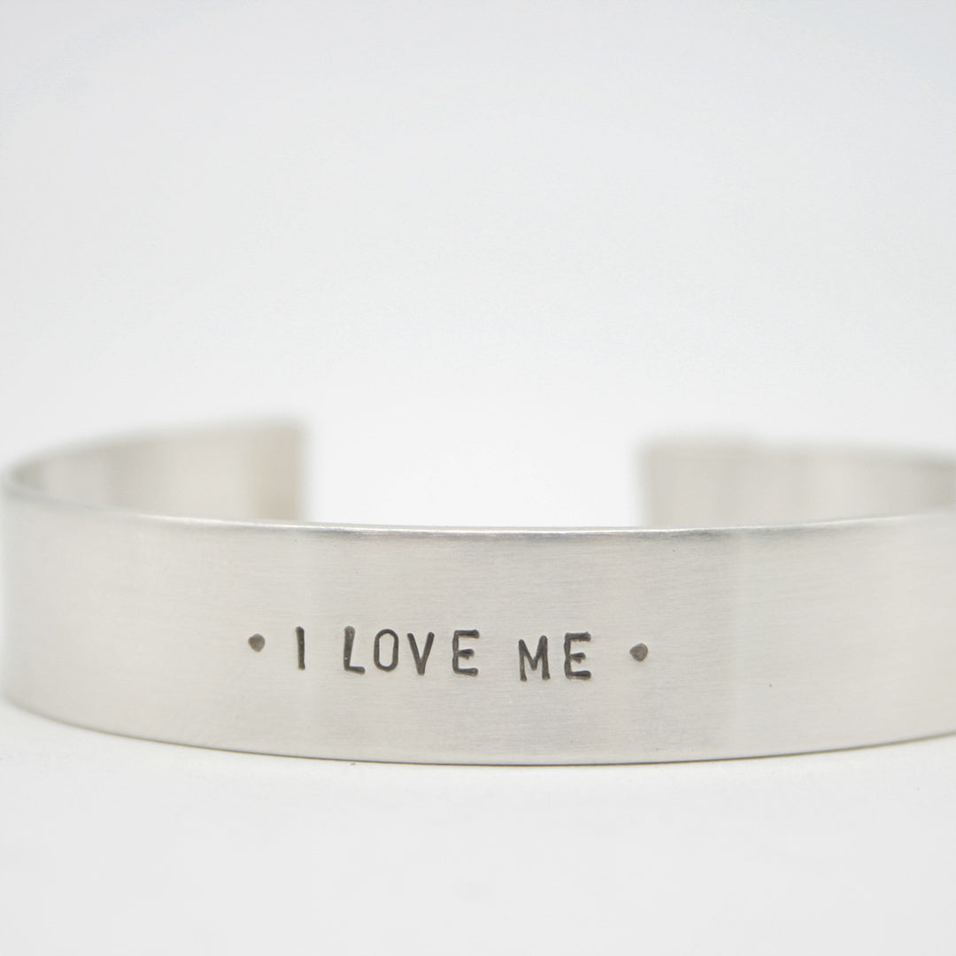 PULSERA DE PLATA "I Love Me" - N.AG/224