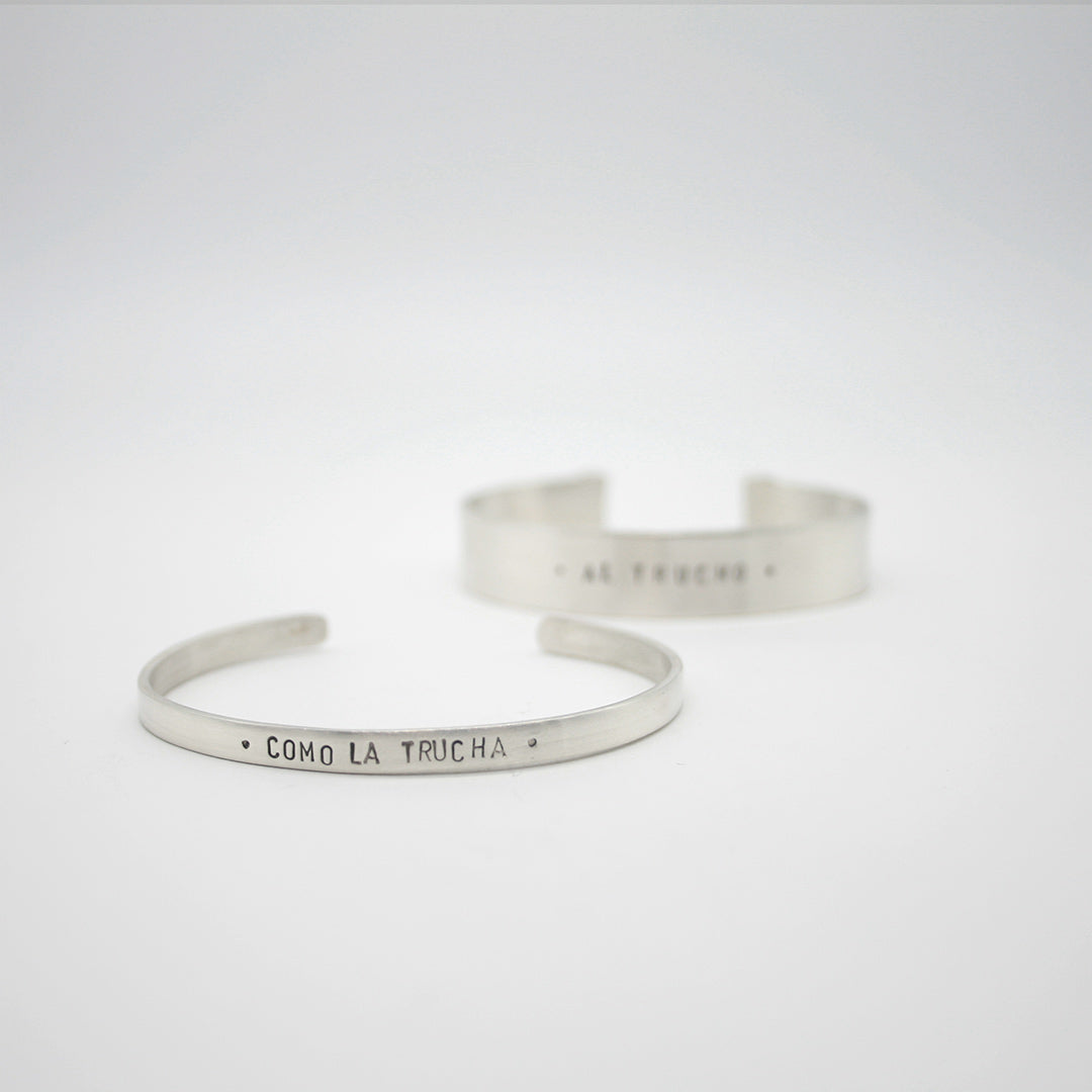PULSERA DE PLATA "Como La Trucha" - N.AG/222