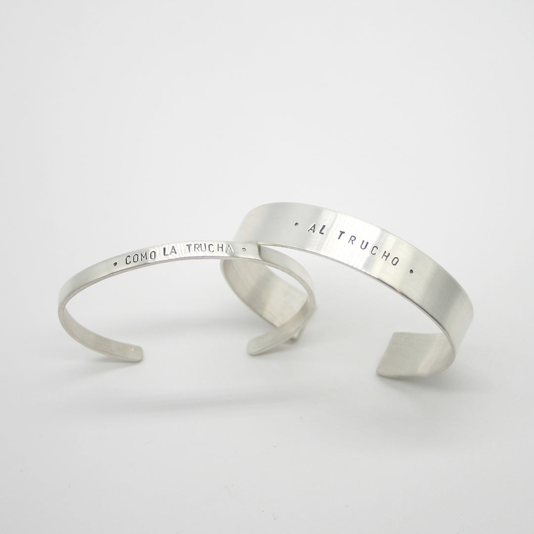 PACK PULSERA DE PLATA "Como la Trucha al Trucho" - N.AG/223