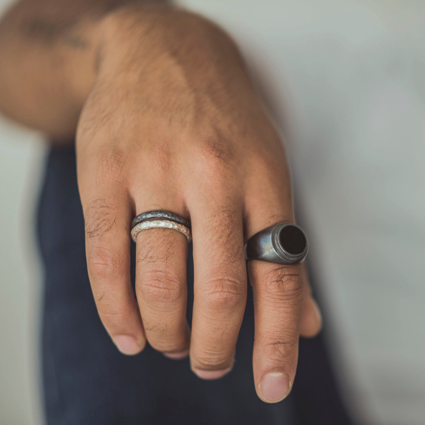 ANILLO DE PLATA ONIX - N.AG/129
