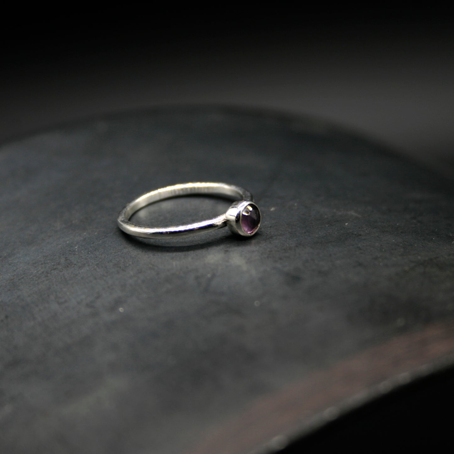 ANILLO DE PLATA AMATISTA - N.AGP/104