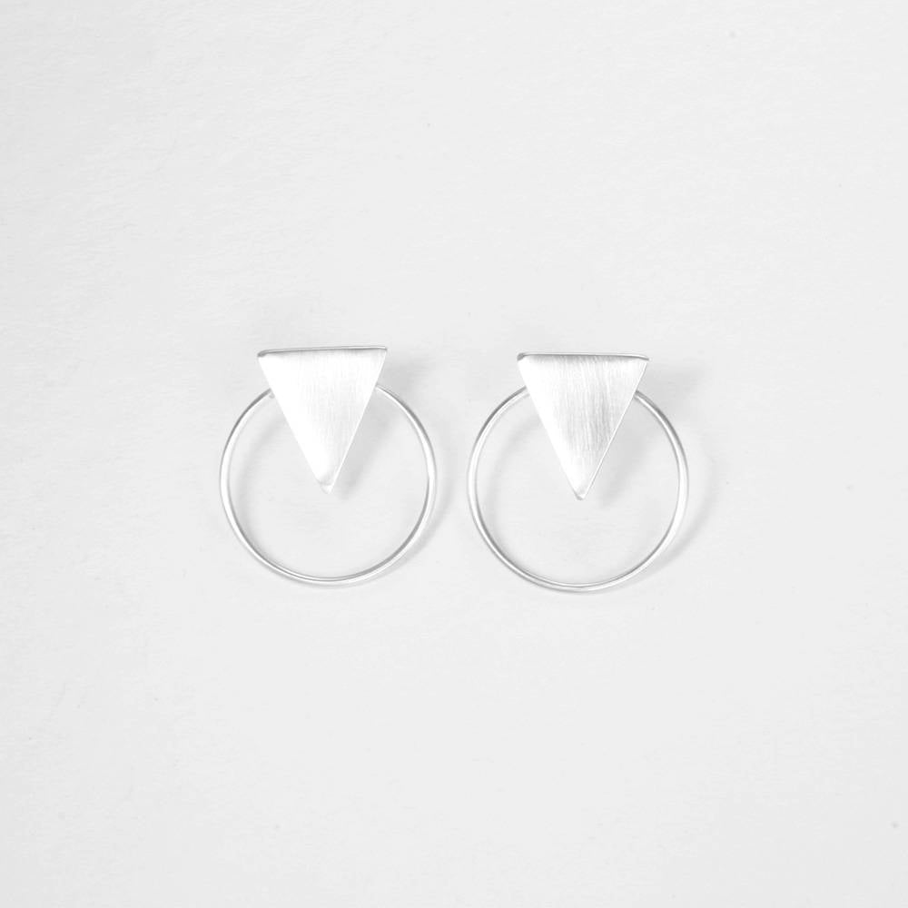 PENDIENTTES DE PLATA WENDELS - N.AG/171