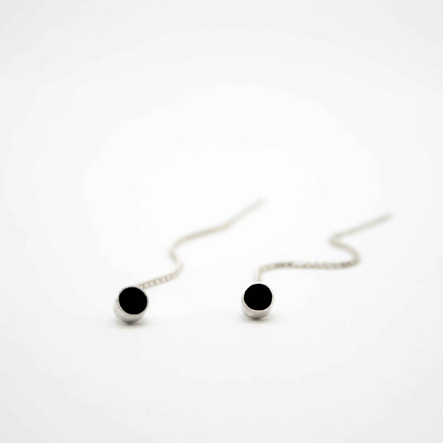PENDIENTES DE PLATA CON ONIX - N. AGP/178