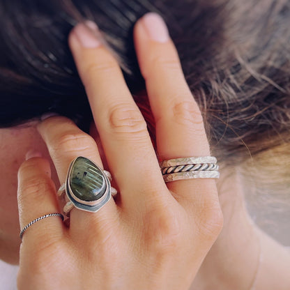 Combo de 2 Anillos de Plata 925 Mate | Set Artesanal Hecho a Mano – Nita Grimaldi