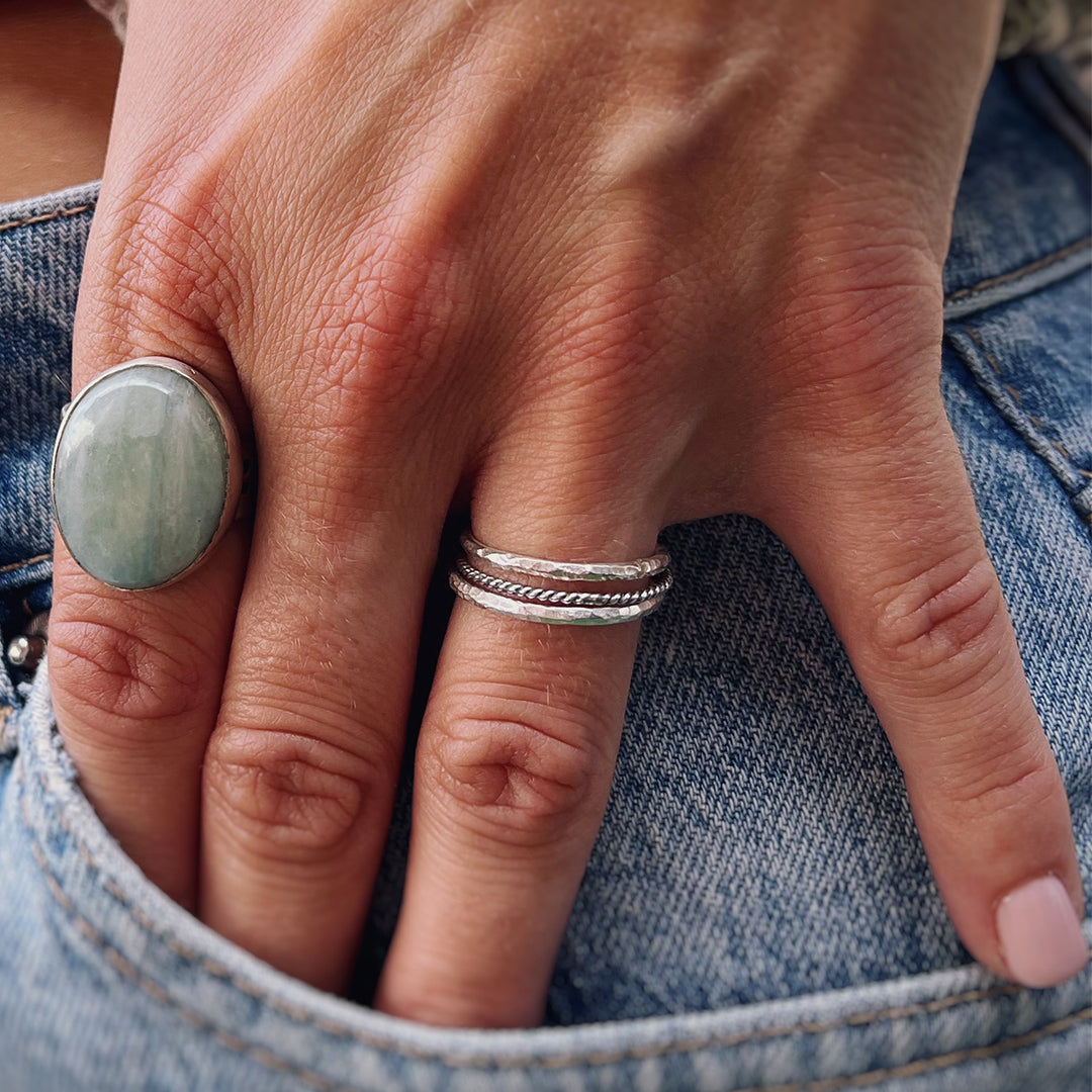 Anillo Fino de Plata 925 Minimalista | Hecho a Mano – Nita Grimaldi
