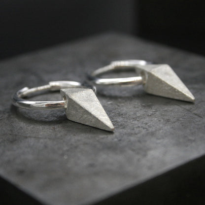 Pendientes Criolla con Péndulo Geométrico de Plata 925 | Hechos a Mano – Nita Grimaldi
