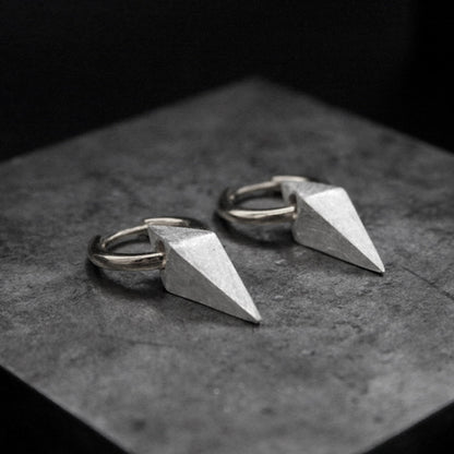 Pendientes Criolla con Péndulo Geométrico de Plata 925 | Hechos a Mano – Nita Grimaldi
