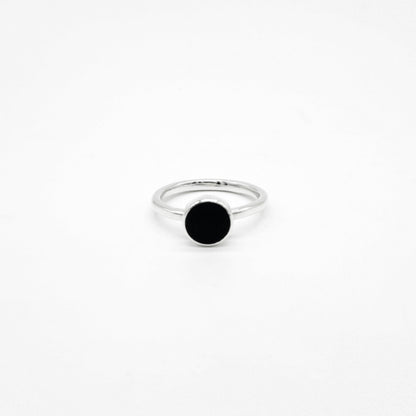 Combo 2 Anillos de Plata 925 con Ónix Negro | Hechos a Mano – Nita Grimaldi