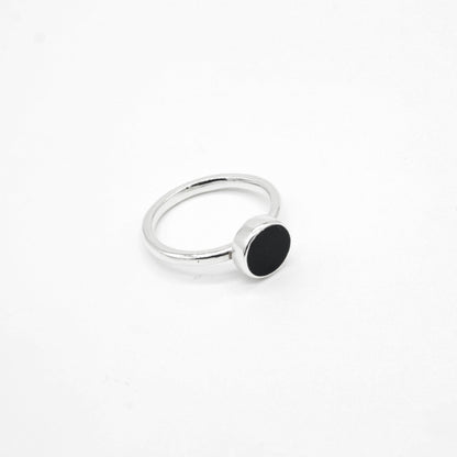 Combo 2 Anillos de Plata 925 con Ónix Negro | Hechos a Mano – Nita Grimaldi