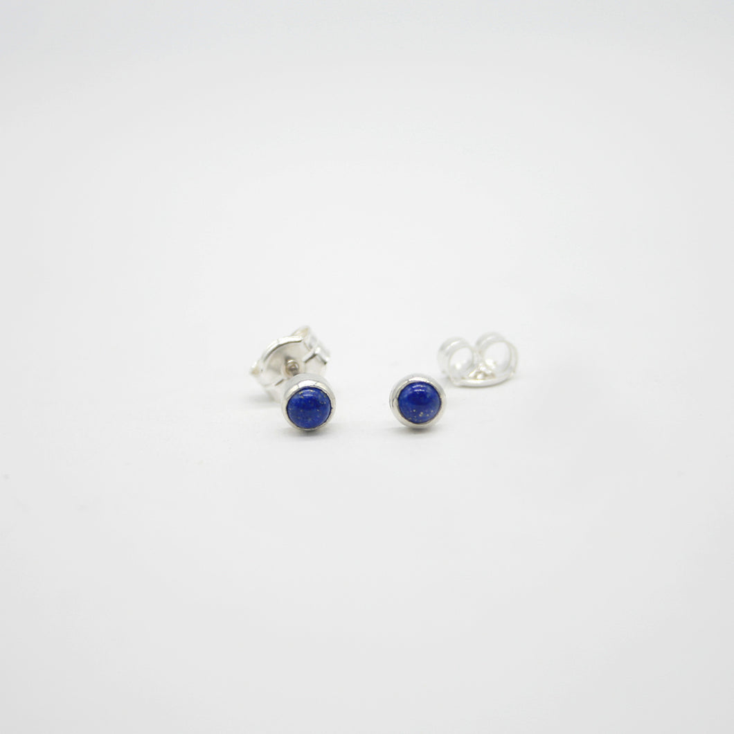 PENDIENTES DE PLATA MINI LAPISLAZULI - N.AGP/209