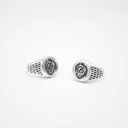 ANILLO DE PLATA SELLO ROSE - N.AG/127