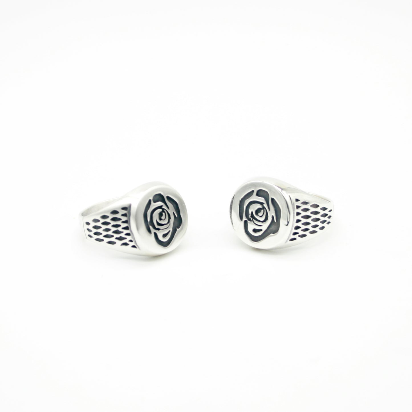 ANILLO DE PLATA SELLO ROSE - N.AG/127