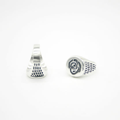 ANILLO DE PLATA SELLO ROSE - N.AG/127