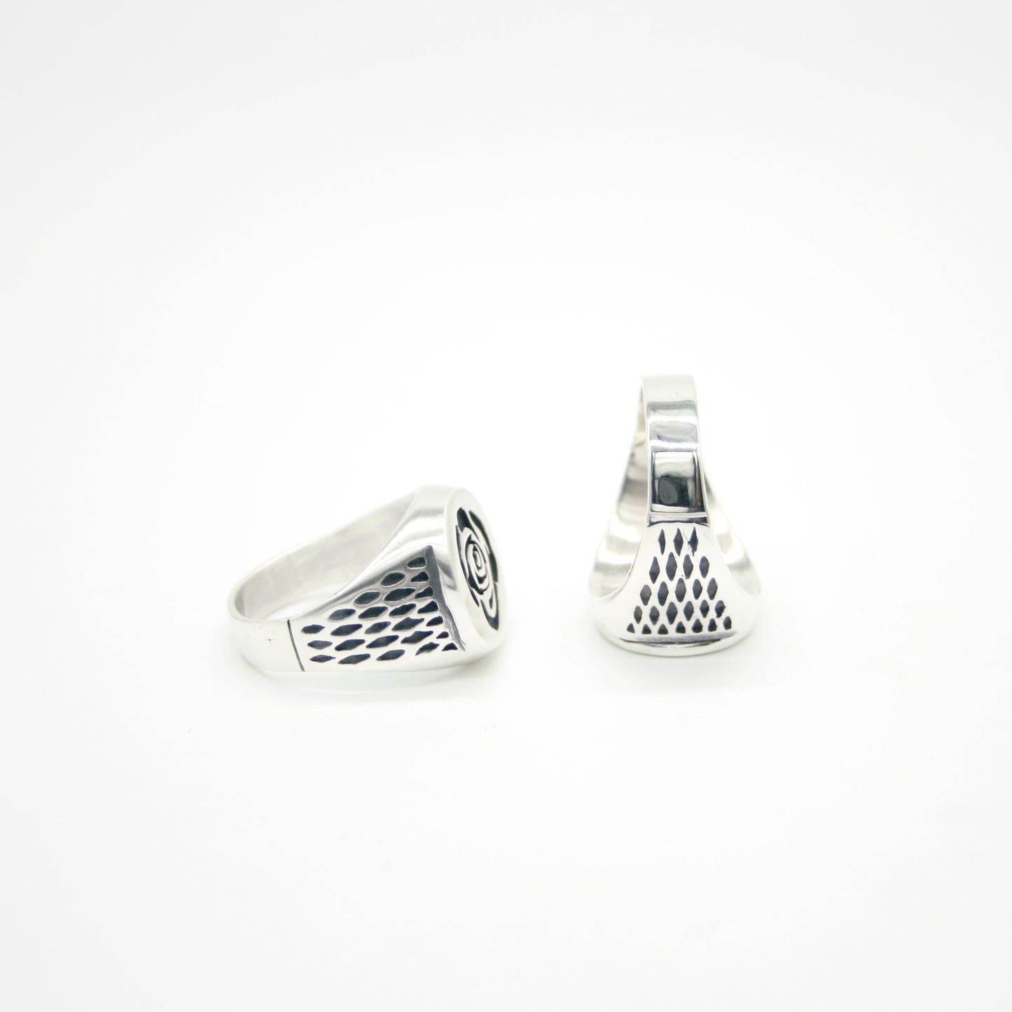 ANILLO DE PLATA SELLO ROSE - N.AG/127