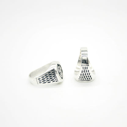 ANILLO DE PLATA SELLO ROSE - N.AG/127