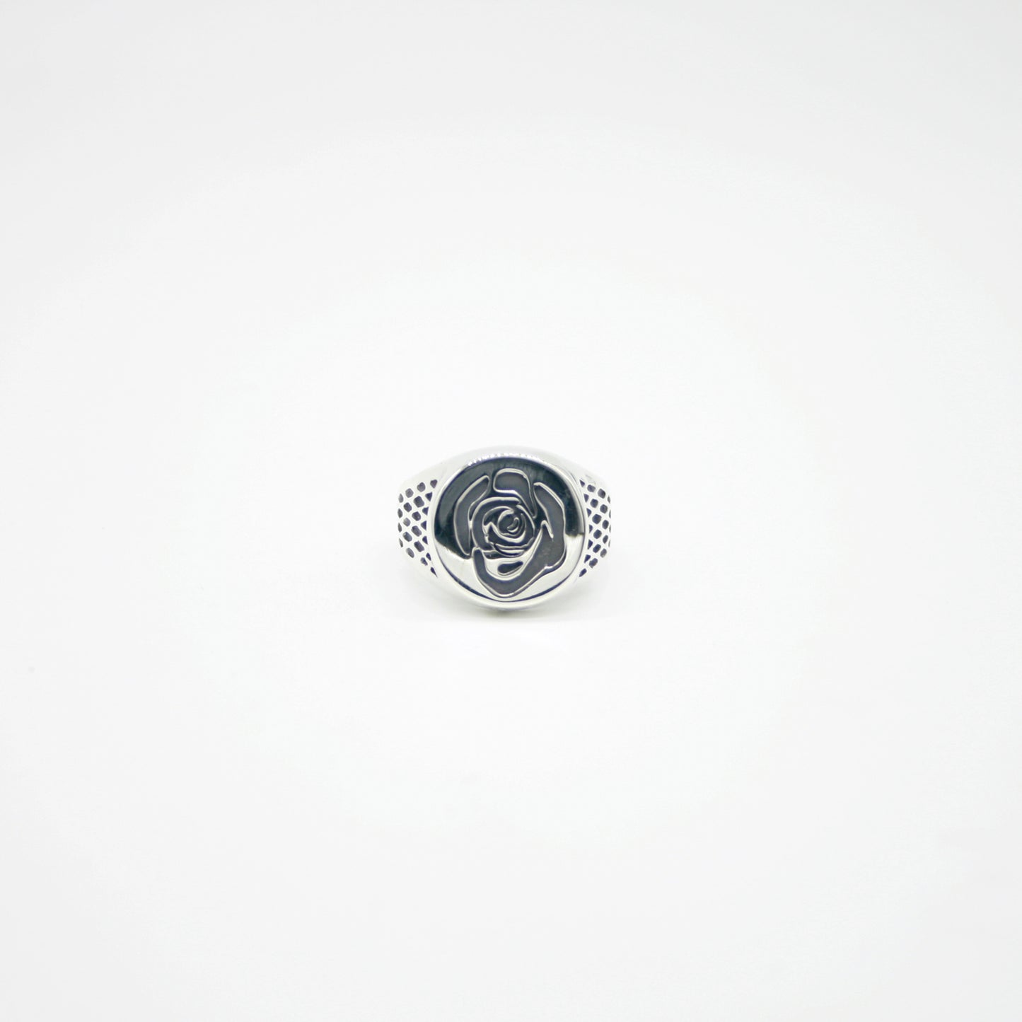 ANILLO DE PLATA SELLO ROSE - N.AG/127