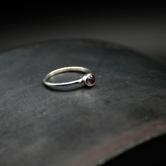 Anillo de Plata 925 con Piedra Natural | Piedra Luna, Lapislázuli, Amatista o Turmalina Rosa – Nita Grimaldi
