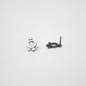 PENDIENTES DE PLATA MINI MUÑEQUITAS -N.AG/215